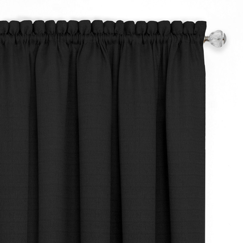 Cantonnière sur mesure 58 ", Noir / blanc