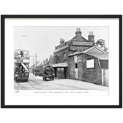 Barkingside, Old Chequers Inn, High Street C1905 by Francis Frith - Single Picture Frame Print