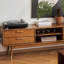 Meuble télé simple en bois massif de style japonais-106690889