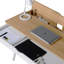 Bureau d'ordinateur avec rangement Modern Modern