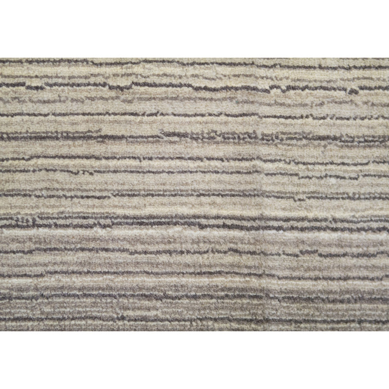 Gabbeh Hand Woven Wool Striped Area Rug