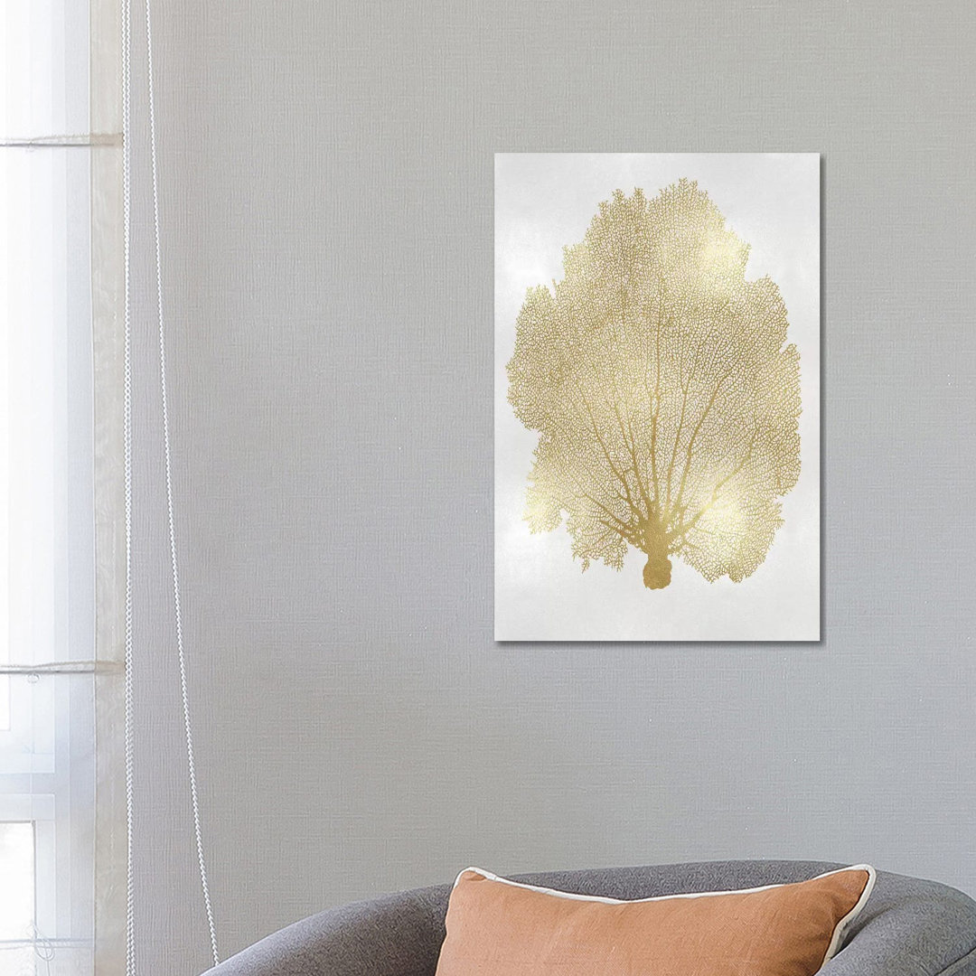 Sea Fan Gold II - Print on Canvas