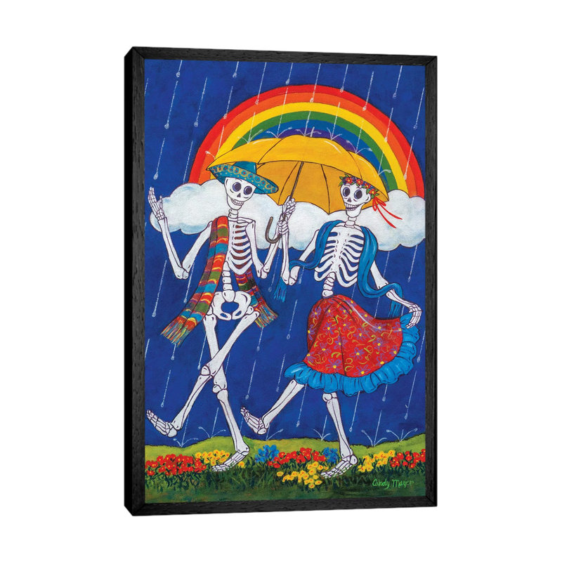 Rain Dance by Candy Mayer - Print on Canvas, Black Framed, 66.04 cm H x 45.72 cm W