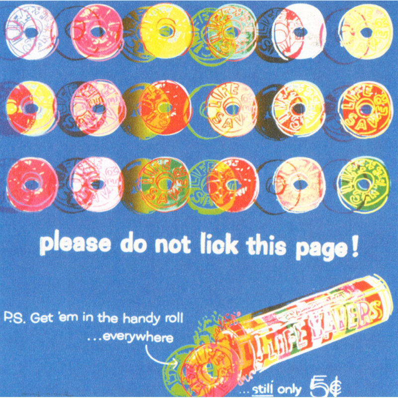 ADS: Life Savers, 1985, H 15 po x l 15 po