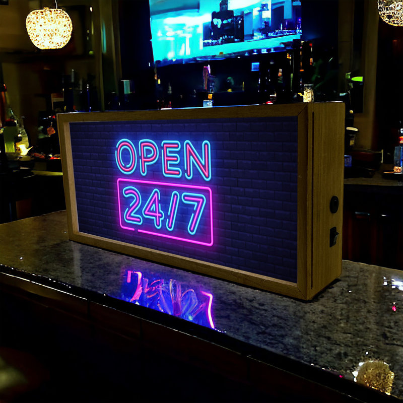 Yerres 15cm LED Sign