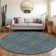 Premium Machine Washable Prisco Blue Rug