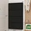 Armoire à chaussures murale en métal avec tiroirs rabattables et conception peu encombrante-384249870