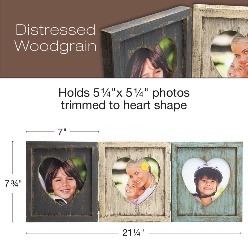 Hodslavice Wood Beveled Picture Frame with Mat