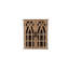 Rangement avec portes rétro, style rustique pour la salle de bain, le salon, la chambre à coucher, l'armoire murale stable et durable complétant divers décors