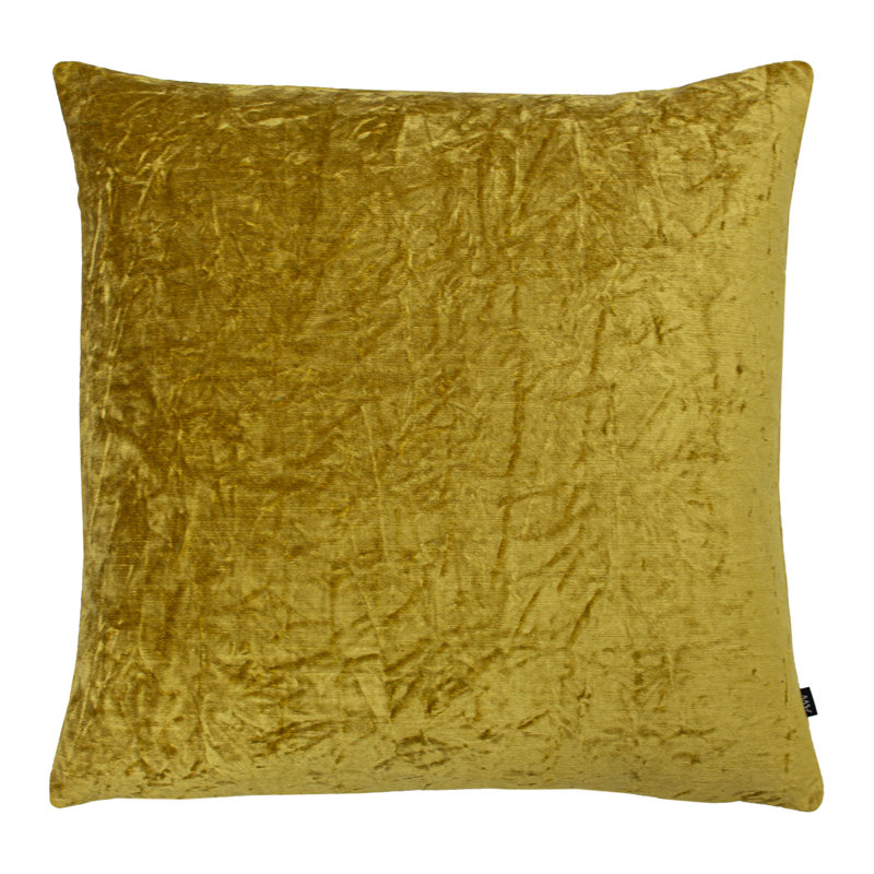 Braziel Abstract Square Throw Cushion, Dijon