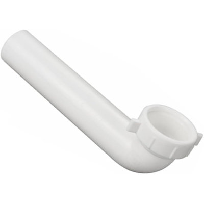Bras à déchets 1-1 / 2 "à connexion directe blanc pour les applications de drain tubulaire