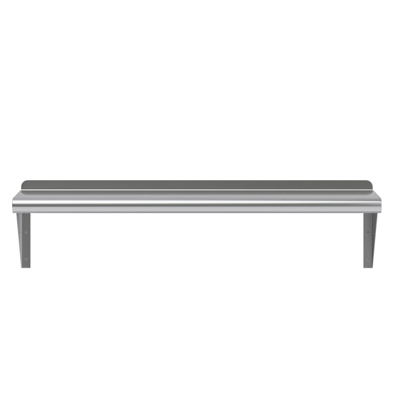 Tablette murale en acier inoxydable, H 9 po x l 36 po x P 10 po