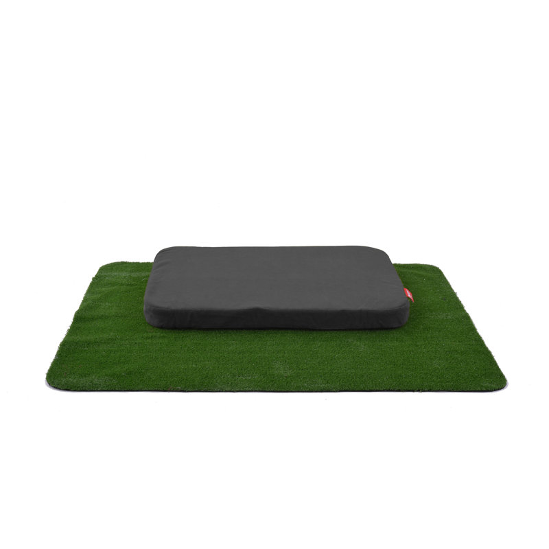 Orthopedic Memory Foam Pet Bed, Small (60cm W x 40cm D), Dark Grey