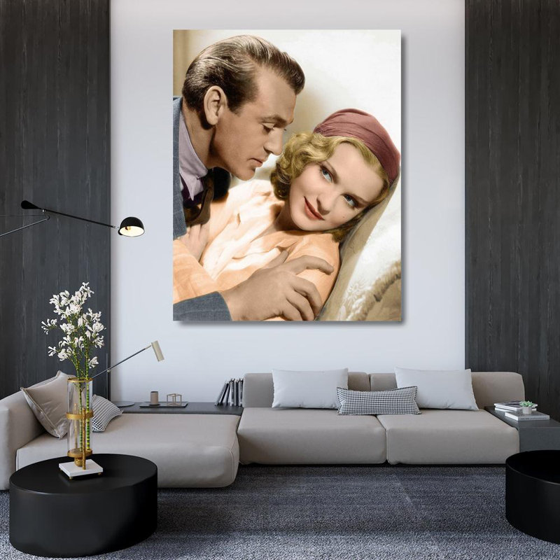 Alcott Hill® Hollywood, galerie de photos d'archives sur toile tendue, Anna Sten, H 45 po x l 36 po