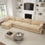 Canapé modulaire en forme de L, canapé avec 1 repose-pieds mobile, chenille-832921315-832921316-832921312