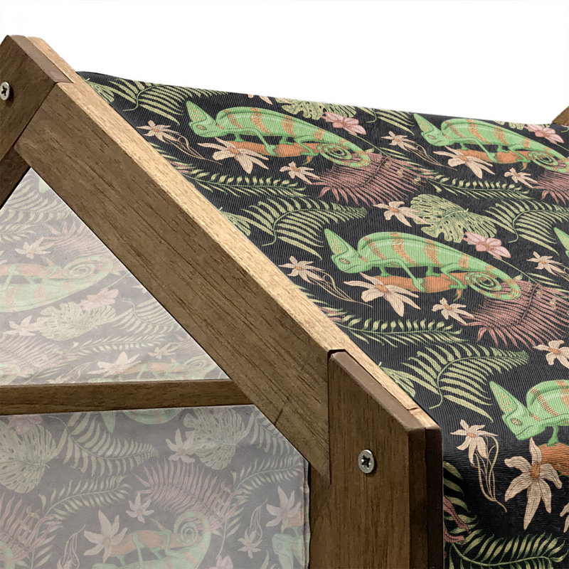 Niche pour chien en bois, H 25,59 po x l 29,53 po x P 21,65 po