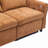 82" 2-In-1 Convertible Sofa Bed With Reversible Recliner, 3-Seater Sleeper Sofa For Living Room-1485967424