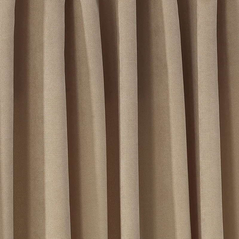 Solid Colour Kitchen Curtain, 100" W x 60" L, Beige