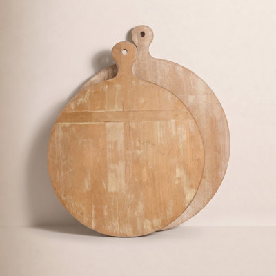 Jana 2-Piece Rubberwood Cutting Board Set