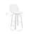 Timeless Swivel Bar Stool with Walnut Wood Base-129028326