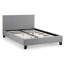 Upholstered Bed with Mattress-90797470