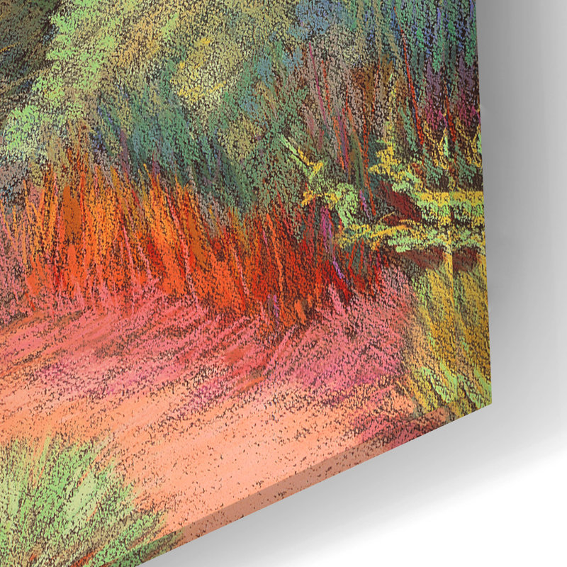 Red Barrel Studio® «High Desert» par Mary Silverwood, art mural en verre acrylique, ACR-41090, H 16 po x l 24 po x P 0,2 po
