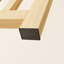 Chien en bois à 6 panneaux pour les portes et les escaliers, barrière intérieure autoportante pour animaux de compagnie, conception pliante, aucun assemblage requis, pliage double face flexible, petits animaux de compagnie idéaux, utilisation pliable de 31 po de hauteur