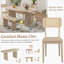 Ensemble de table de salle à manger 6 pièces avec banc, ensemble de chaises de cuisine ovales pour 6 personnes, Topmax-114698116