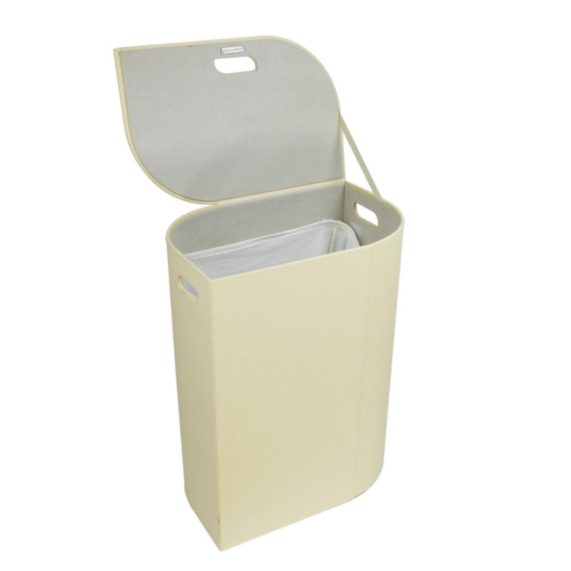 Panier à linge Ecopelle, Beige