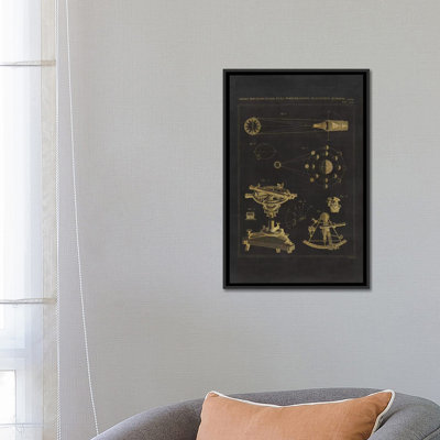 « astronomie chart ii », impression sur toile tendue