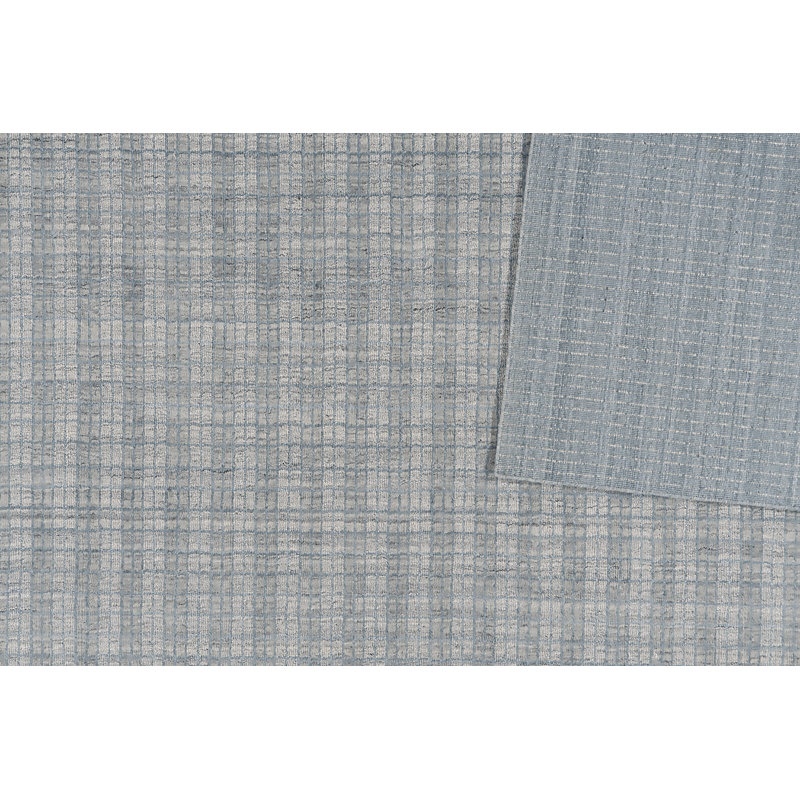 Hand Loomed Plaid Area Rug