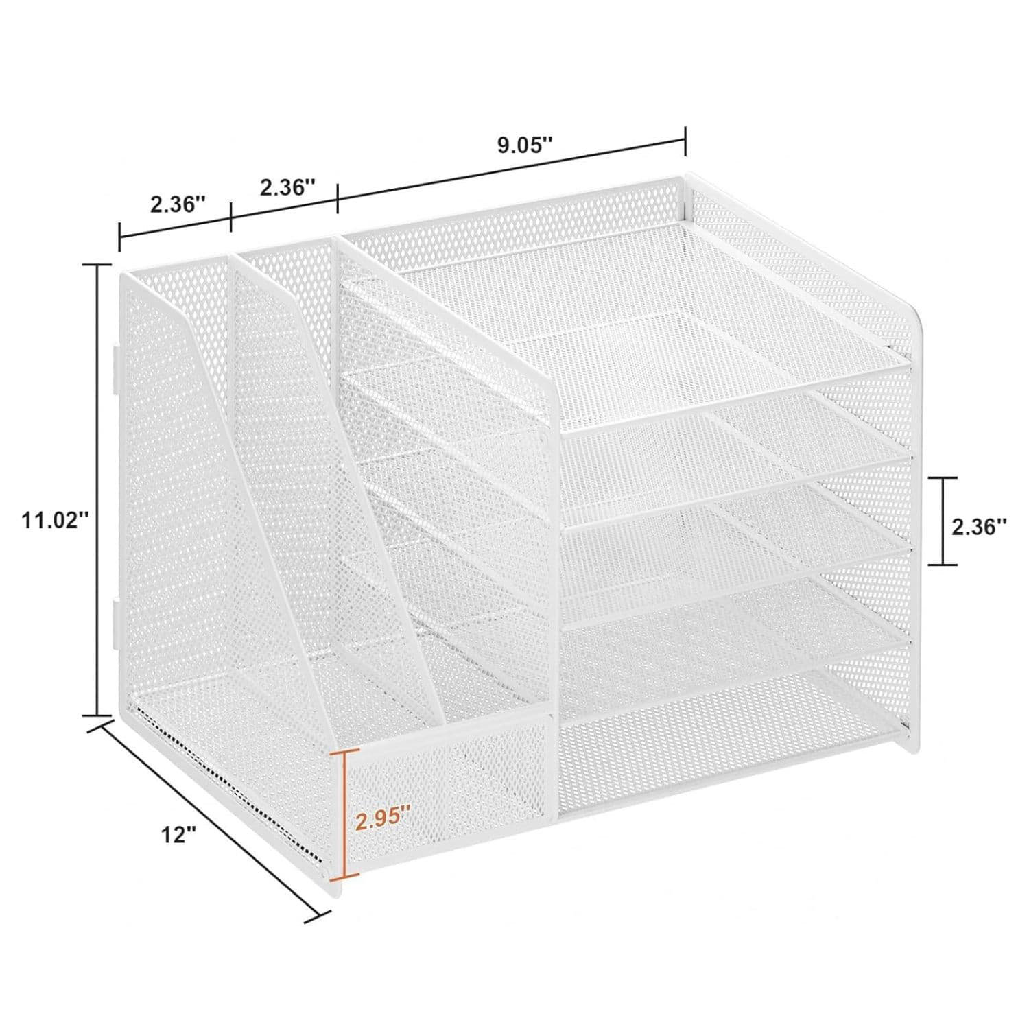Magazine Rack Height Ebern Designs Metal Free Standing Magazine Rack | Wayfair.co.uk