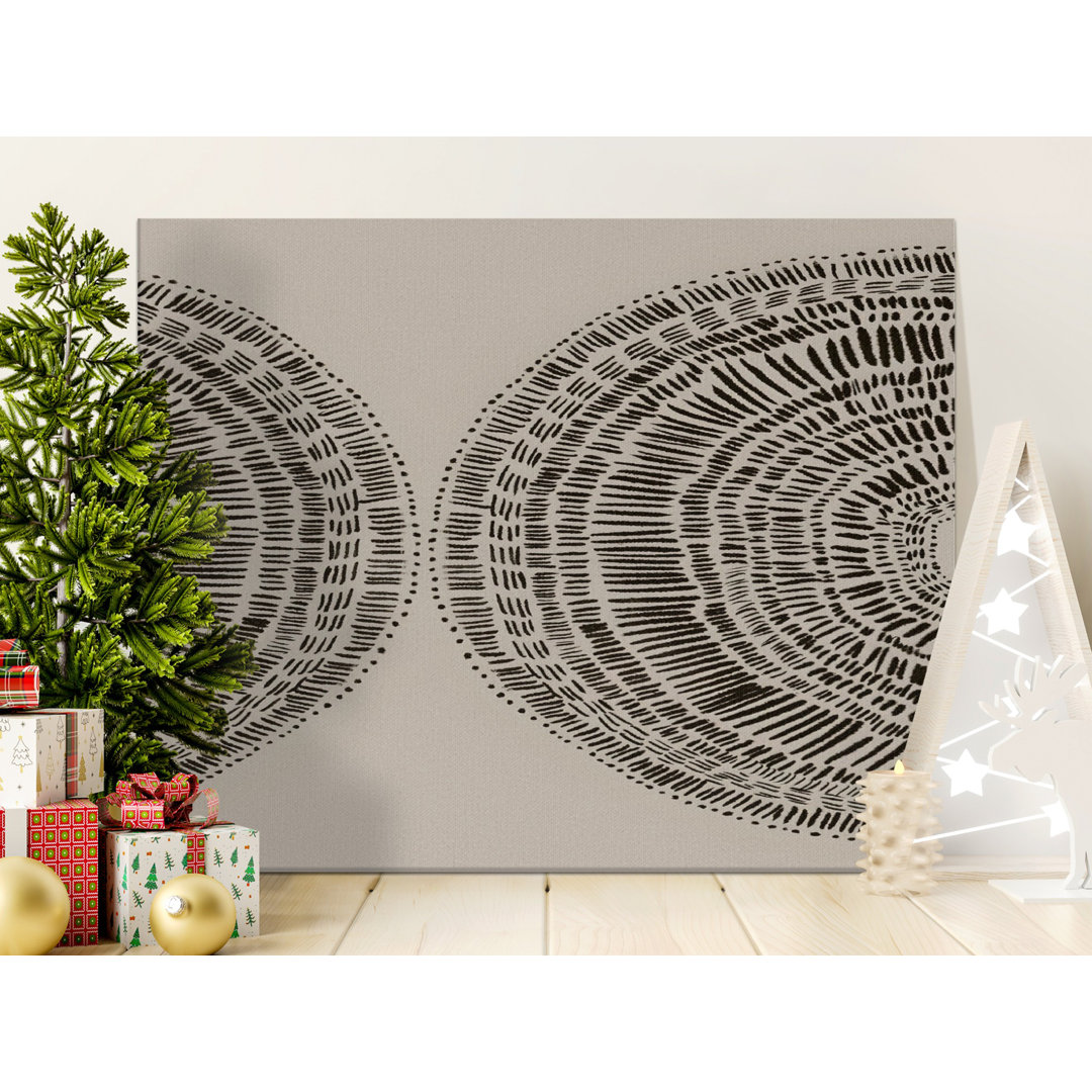 Abstract Organic Lines Canvas Print
