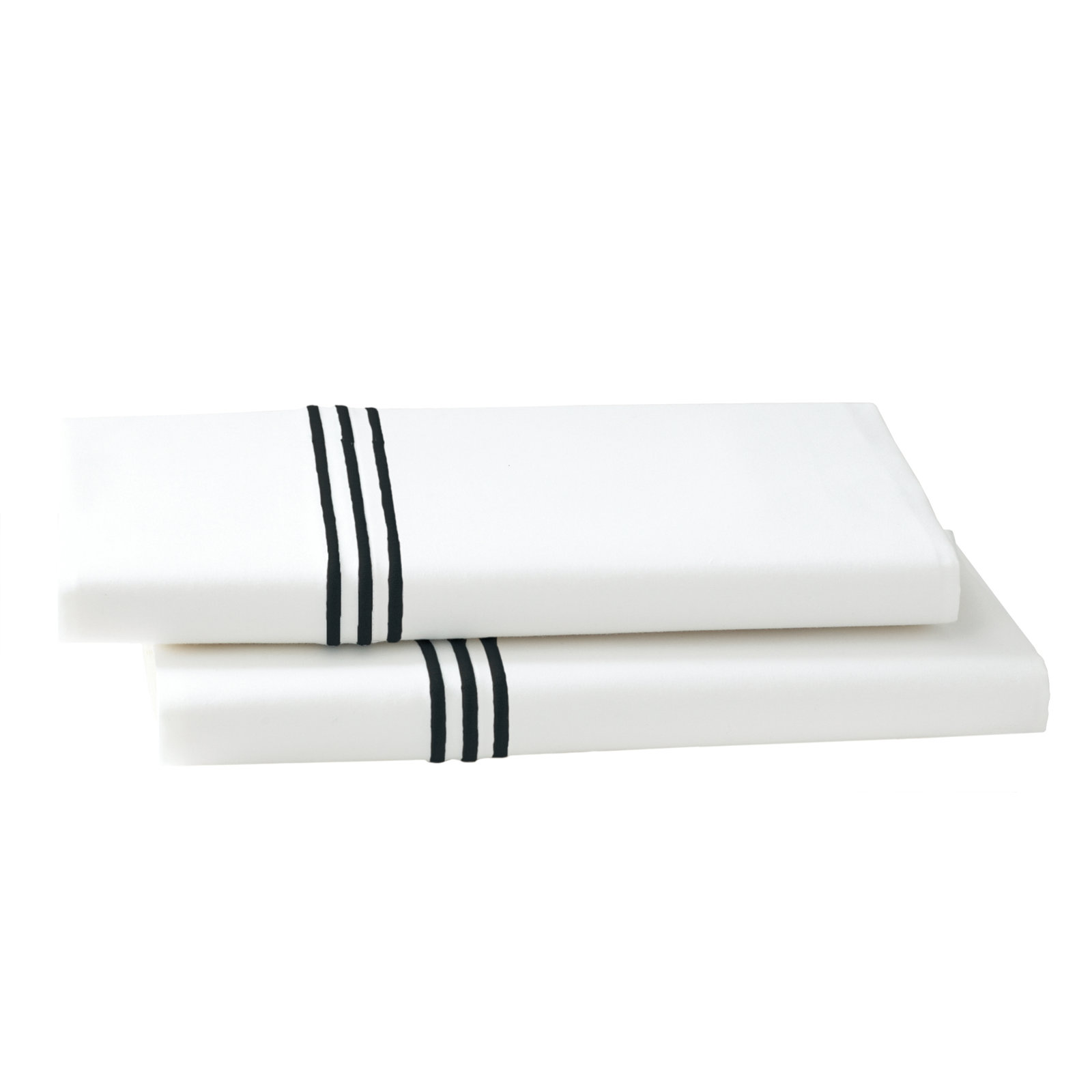 Malik Cotton Blend Percale, King, Black