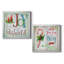 «Candle Joy», ensemble de 2 reproductions d'art textuel encadrées-56989940-56989948-56989950