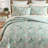 Ensemble d'édredon vert réversible en coton Laura Ashley Rosemoore-110428635