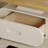 Table basse ovale en bois