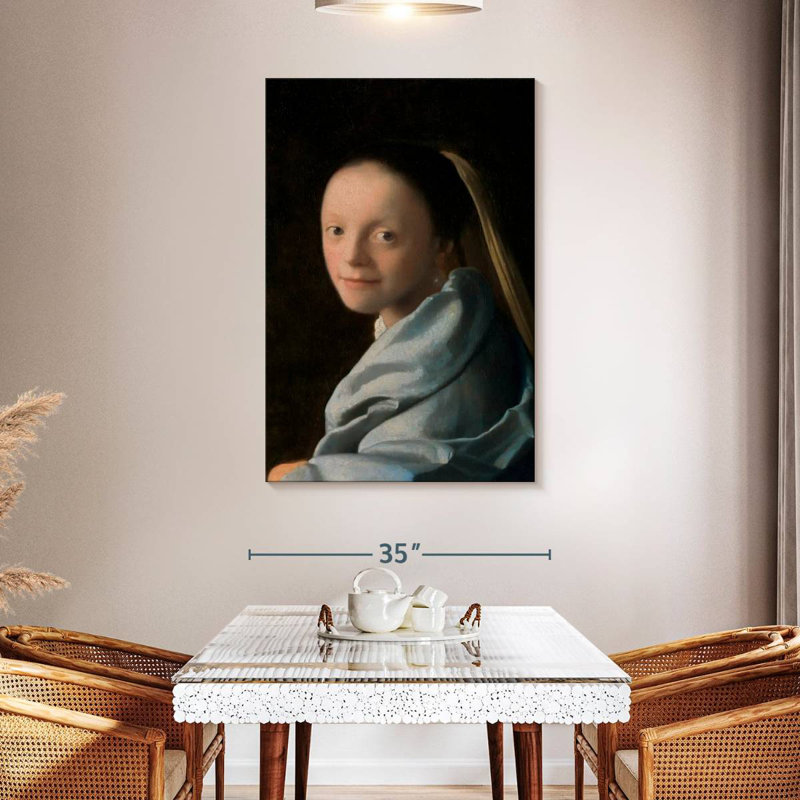 Étude d'une jeune femme 1665-1667, H 48 po x l 32 po
