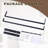 2-Tier Stainless Steel Wall Mounted Square Towel Rack With Concealed Mounting Hardware Staggered Two Rod Towel Rack-111715626-111715629