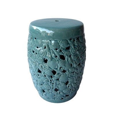 Ceramic Accent Stool by Highland Dunes