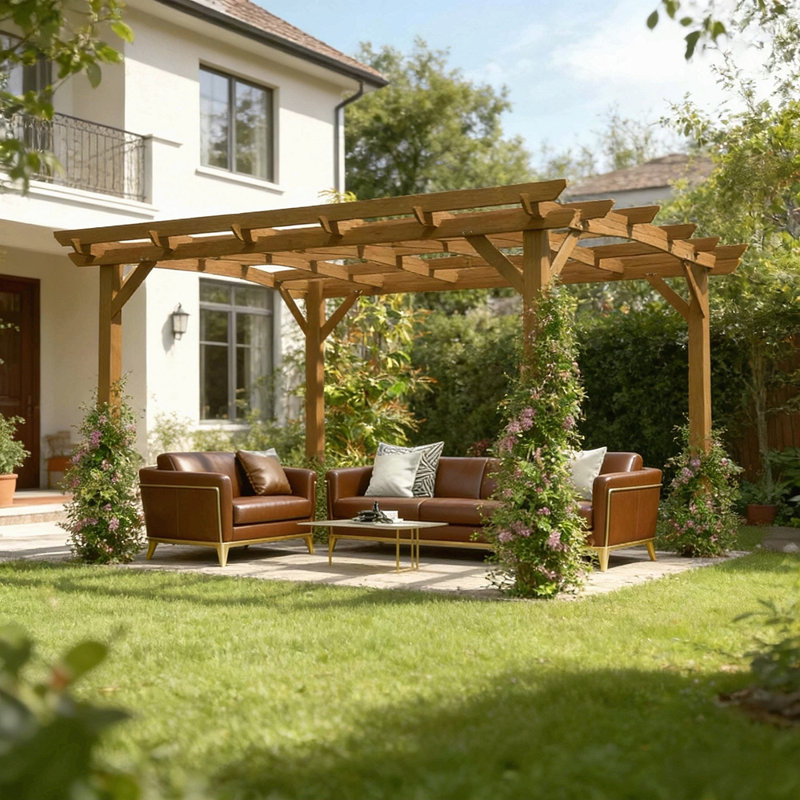 Pergola arquée, treillis de jardin pour l'extérieur