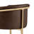 Leathaire Counterstools With Gold Chrome Base-1367932886