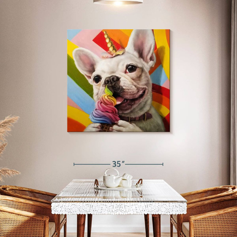 Crowle Rainbow Party, 39" H x 39" W