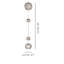 Oto Suspension Peac Amber Striped Satin Nickel G9 Ul-612276009