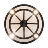 Toulouse 13 - Light Semi Flush Mount