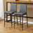 Rolands Upholstered Counter Stool with Metal Frame-23819050