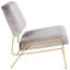 Chaise d'appoint en velours 26,63 cm de large Metrodora-1920677709