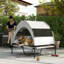Portable Elevated Dog Bed with Removable Canopy-113203520