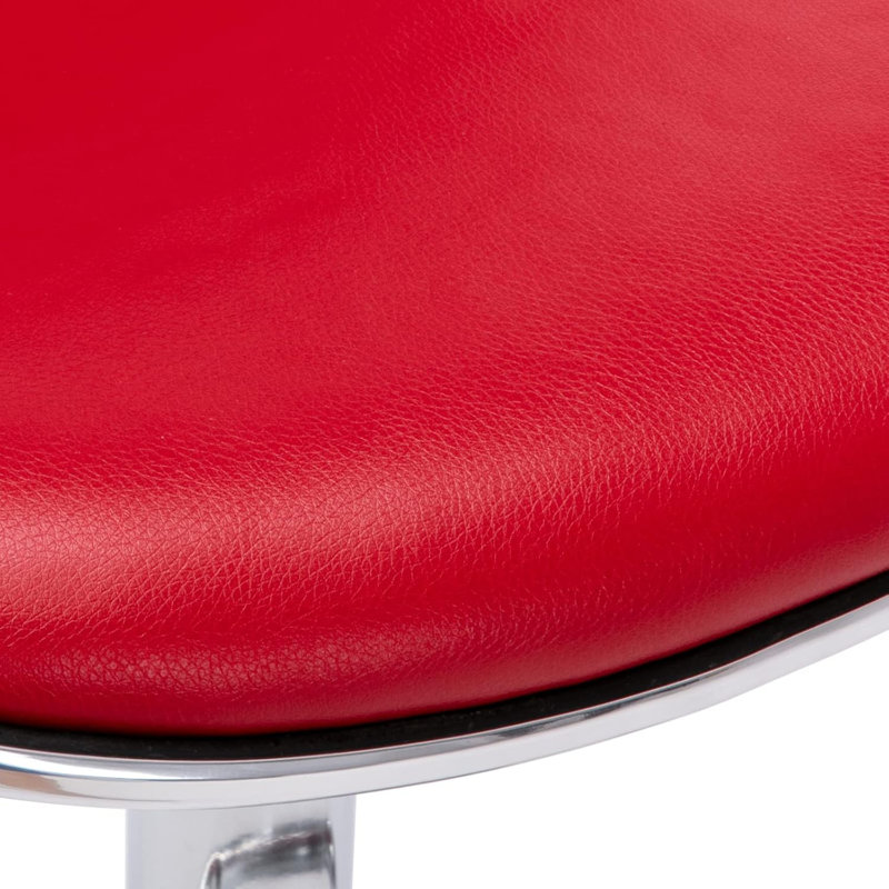 Swivel Upholstered Adjustable Counter stools Set of 2, Modern PU Leather Counter Height Bar Stools with Back and Footrest