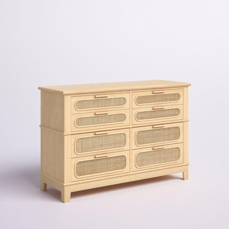 Jolene 52'' W 8 - Drawer Dresser, Natural